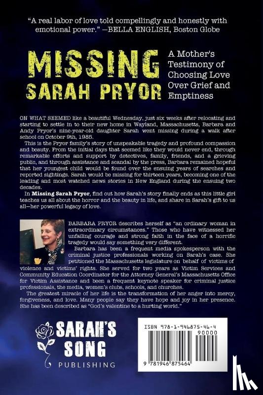 Pryor, Barbara Smith - Missing Sarah Pryor