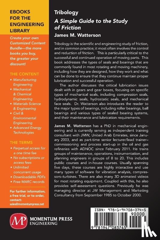 Watterson, James M. - Tribology
