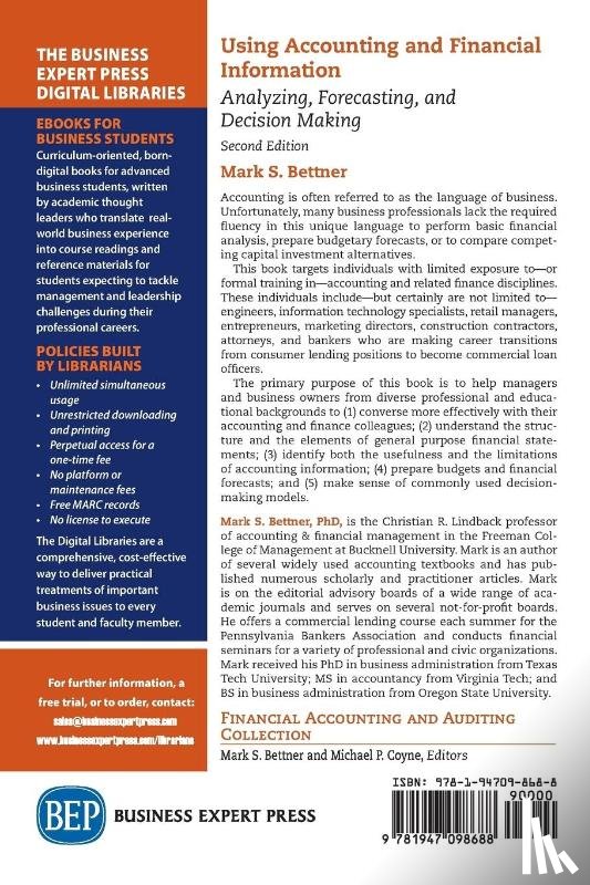 Bettner, Mark S. - Using Accounting and Financial Information