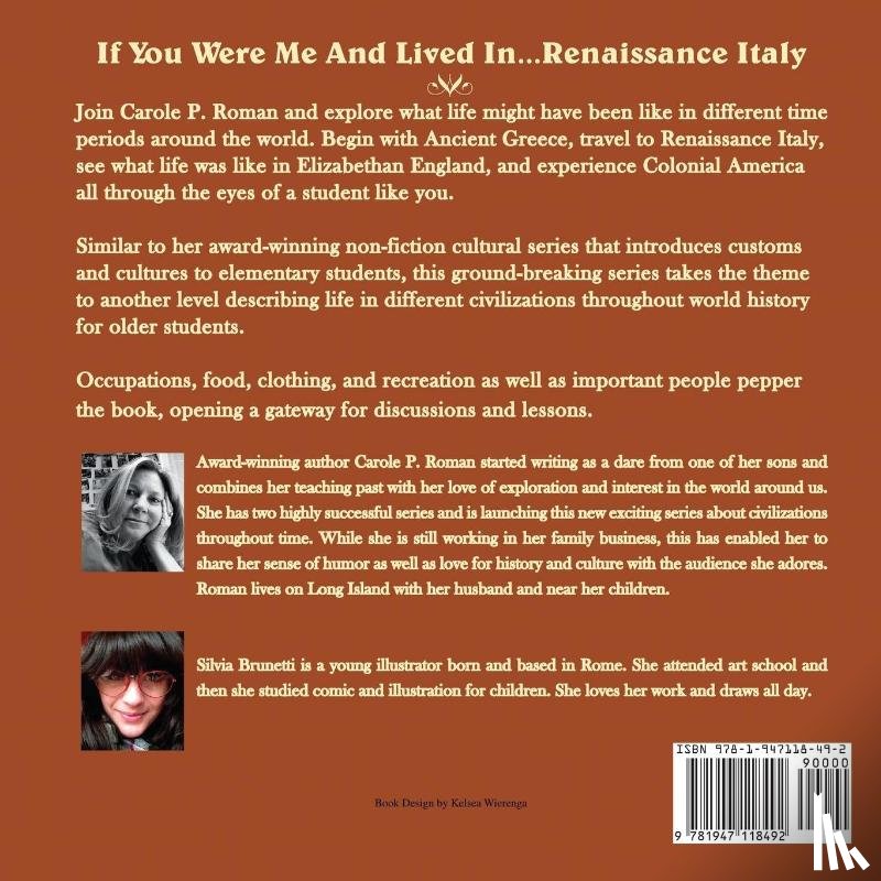 Roman, Carole P - If You Were Me and Lived in... Renaissance Italy