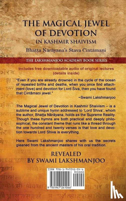 Lakshmanjoo, Swami - The Magical Jewel of Devotion in Kashmir Shaivism