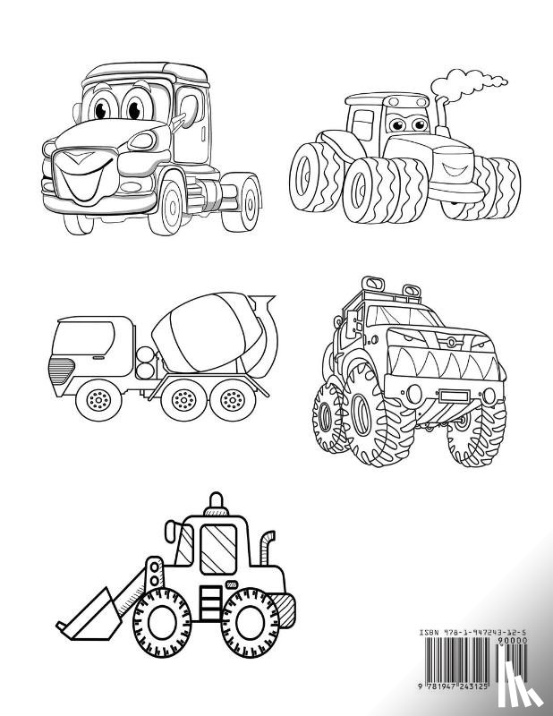 Dylanna Press - Truck Coloring Book