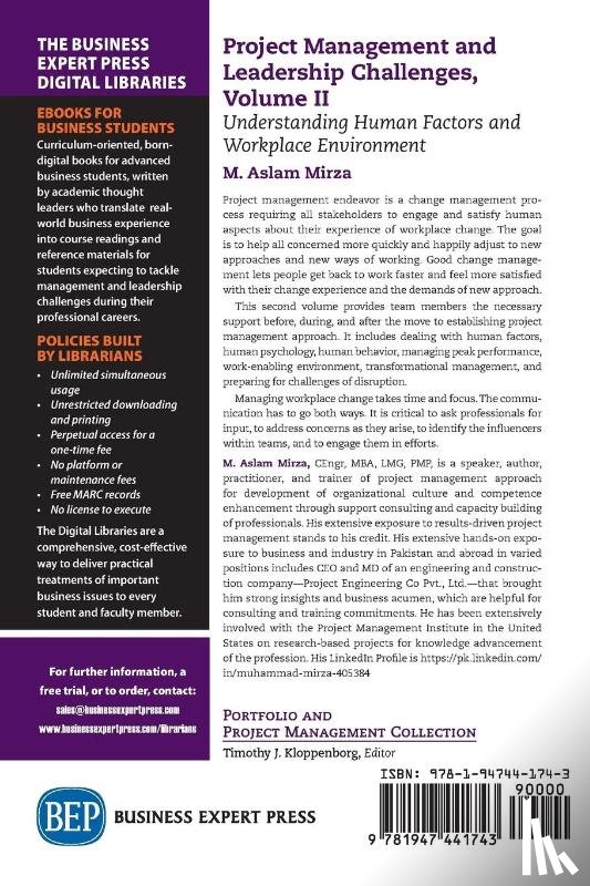 Mirza, M. Aslam - Project Management and Leadership Challenges, Volume II