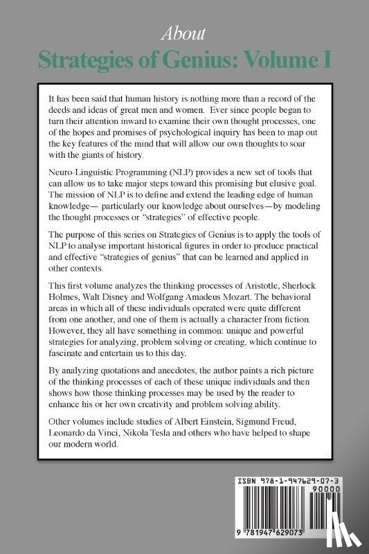 Robert Brian Dilts - Strategies of Genius