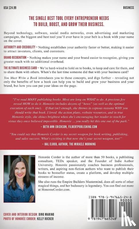 Corder, Honoree - You Must Write a Book