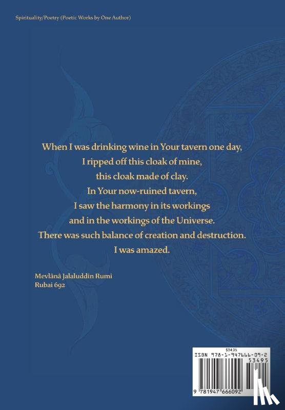 Rumi, Mevlana Jalaluddin - Rumi, M: Rubaiyat of Rumi, The Ergin Translations, Volume 2