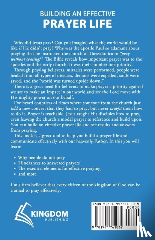 Palmer, Antonio M - Building an Effective Prayer Life