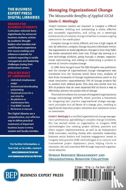 Mattingly, Linda C. - Managing Organizational Change