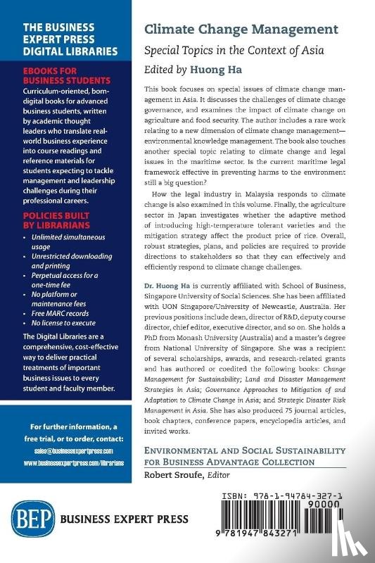  - Climate Change Management