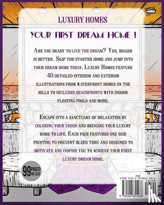 Shah, A M - Adult Coloring Book Luxury Homes