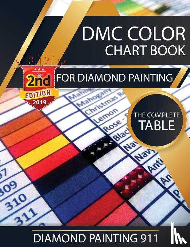 Painting 911, Diamond - DMC Color Chart Book for Diamond Painting