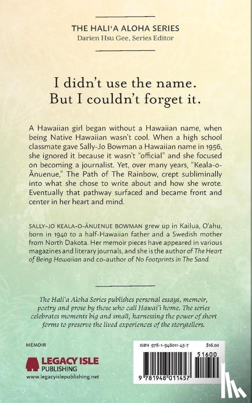 Bowman, Sally-Jo Keala-O-Ānuenue - Huaka'i Hele