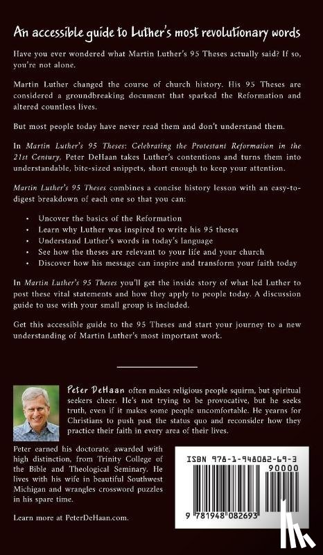 DeHaan, Peter - Martin Luther's 95 Theses