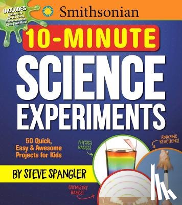 Books, Media Lab, Spangler, Steve - Smithsonian 10-Minute Science Experiments