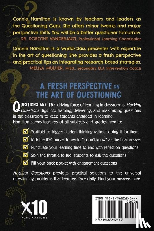 Hamilton, Connie - Hacking Questions