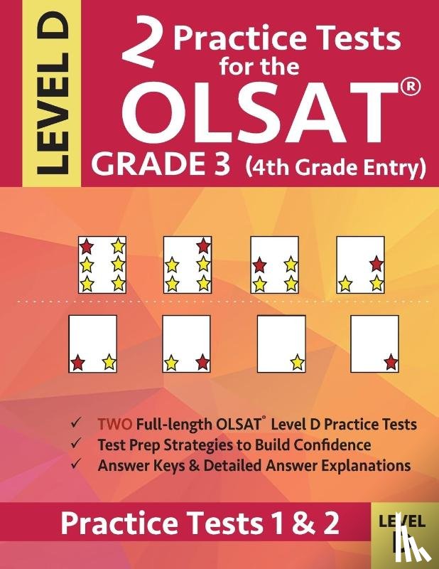 Origins Publications - 2 Practice Tests for the OLSAT Grade 3 (4th Grade Entry) Level D