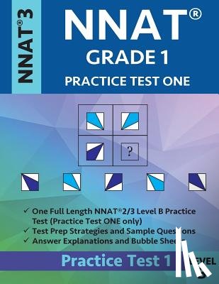 Origins Publications - Nnat Grade 1 - Nnat3 - Level B: Nnat Practice Test 1: Nnat 3 - Grade 1 - Test Prep Book for the Naglieri Nonverbal Ability Test