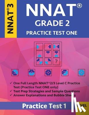 Origins Publications - Nnat Grade 2 - Nnat3 - Level C: Nnat Practice Test 1: Nnat 3 Grade 2 Level C Test Prep Book for the Naglieri Nonverbal Ability Test