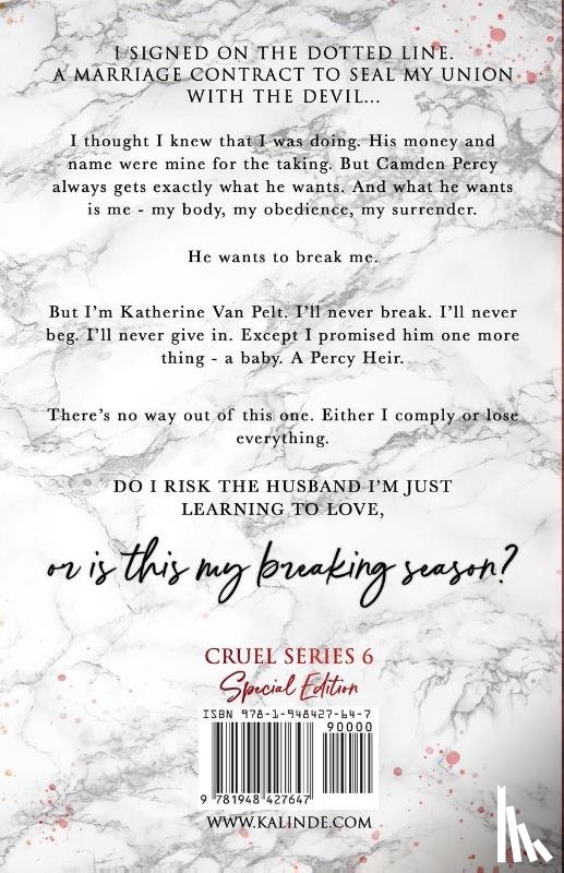 Linde, K A - Cruel Marriage (Special Edition)