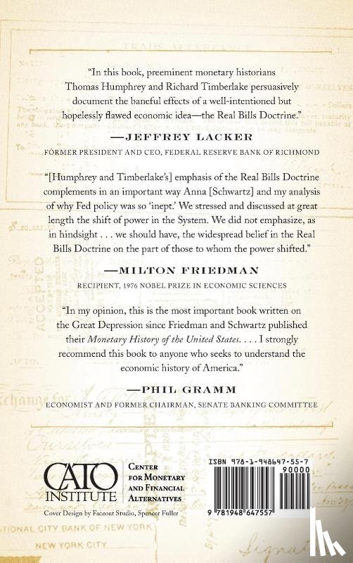Humphrey, Thomas M, Timberlake, Richard H - Gold, the Real Bills Doctrine, and the Fed