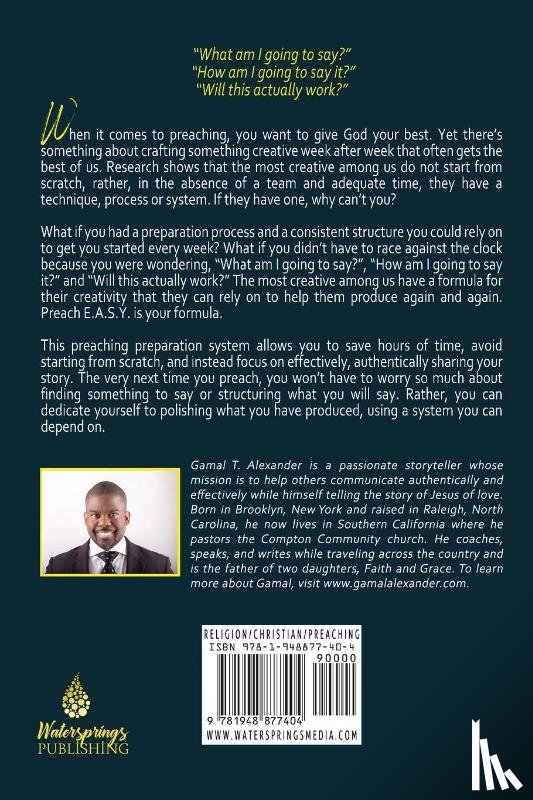 Alexander, Gamal T - Preach E.A.S.Y