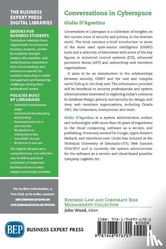 D’Agostino, Giulio - Conversations in Cyberspace