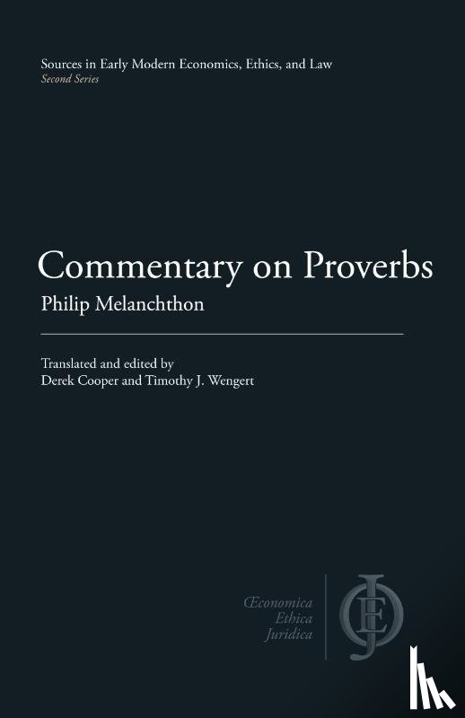 Melanchthon, Philip - Commentary on Proverbs