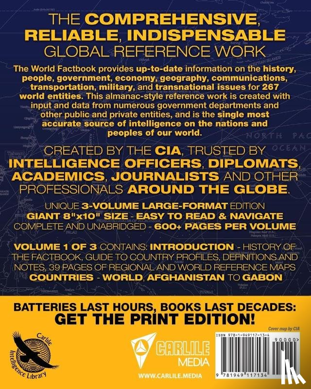 Agency, Central Intelligence - The CIA World Factbook Volume 1 - Full-Size 2020 Edition