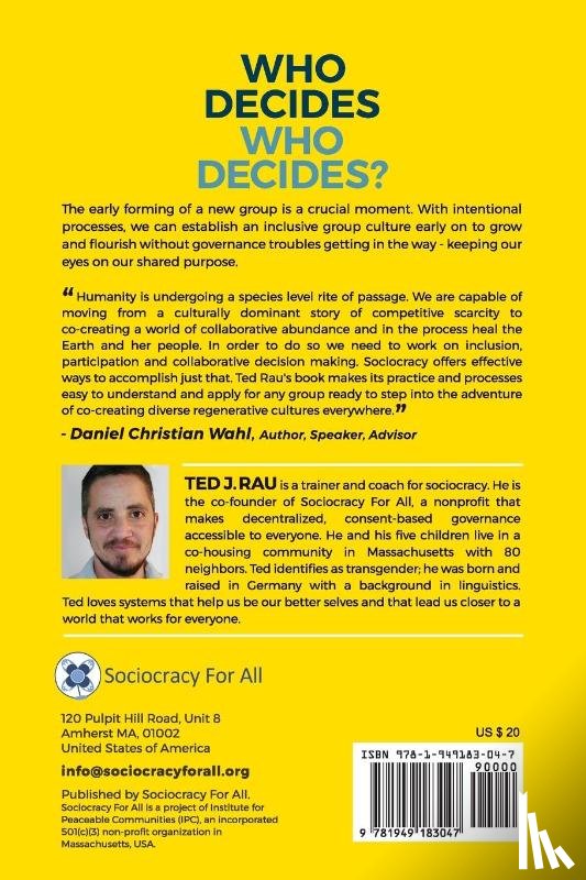 Rau, Ted J - Who decides who decides? How to start a group so everyone can have a voice