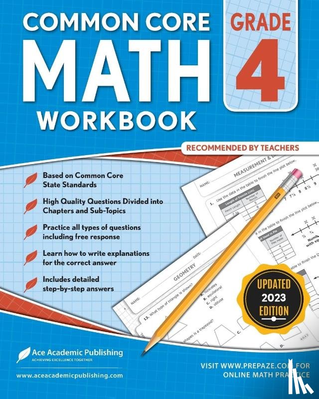 Publishing, Ace Academic - Common Core Math Workbook