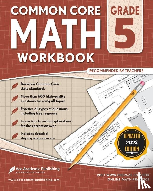 Publishing, Ace Academic - Common Core Math Workbook
