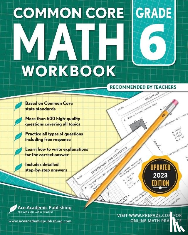 Publishing, Ace Academic - Common Core Math Workbook