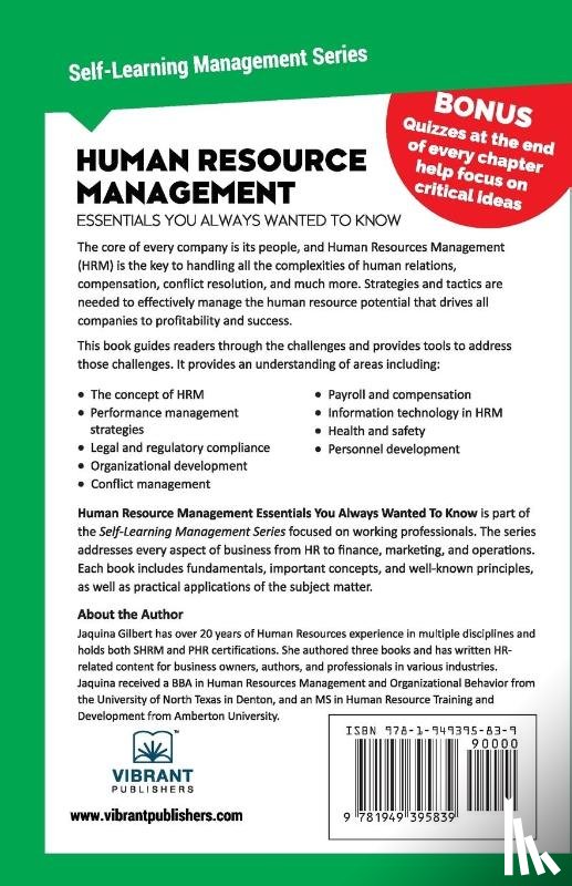 Publishers, Vibrant - Human Resource Management Essentials You Always Wanted To Know