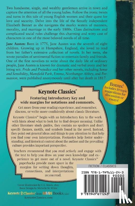 Austen, Jane, White, Michelle M., White, J. D. - Pride & Predjudice (Annotated Keynote Classics)