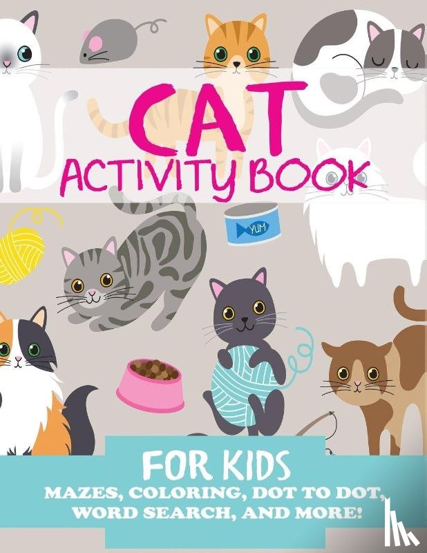 Blue Wave Press - Cat Activity Book for Kids