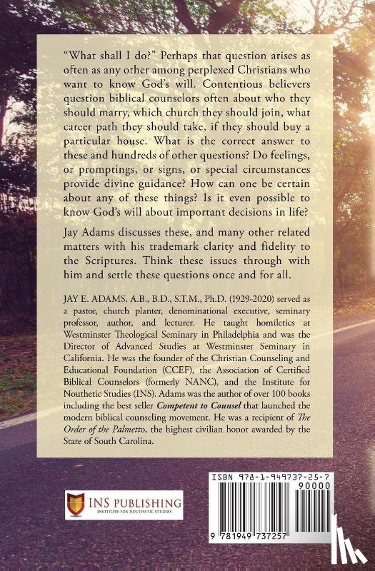 Adams, Jay E - The Christian's Guide to Guidance