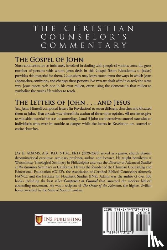 Adams, Jay E - The Gospel of John and The Letters of John and Jesus