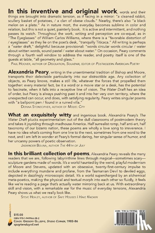 Peary, Alexandria - The Water Draft