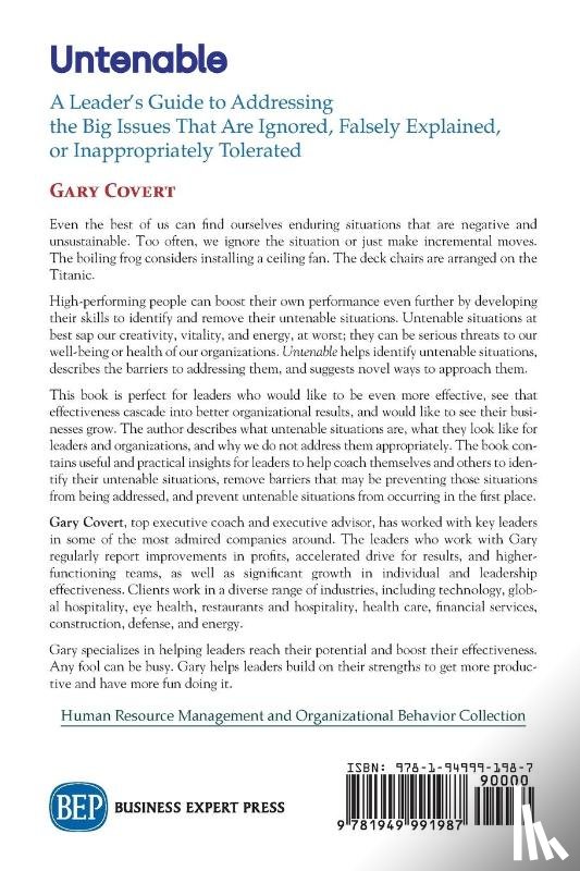 Covert, Gary - Untenable