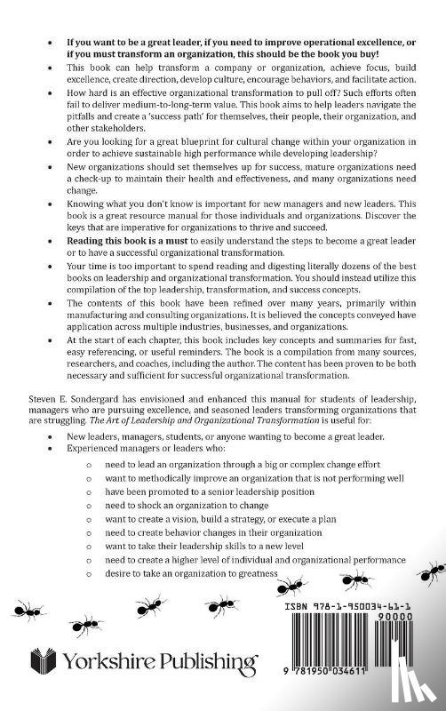 Sondergard, Steven E - The Art of Leadership and Organizational Transformation