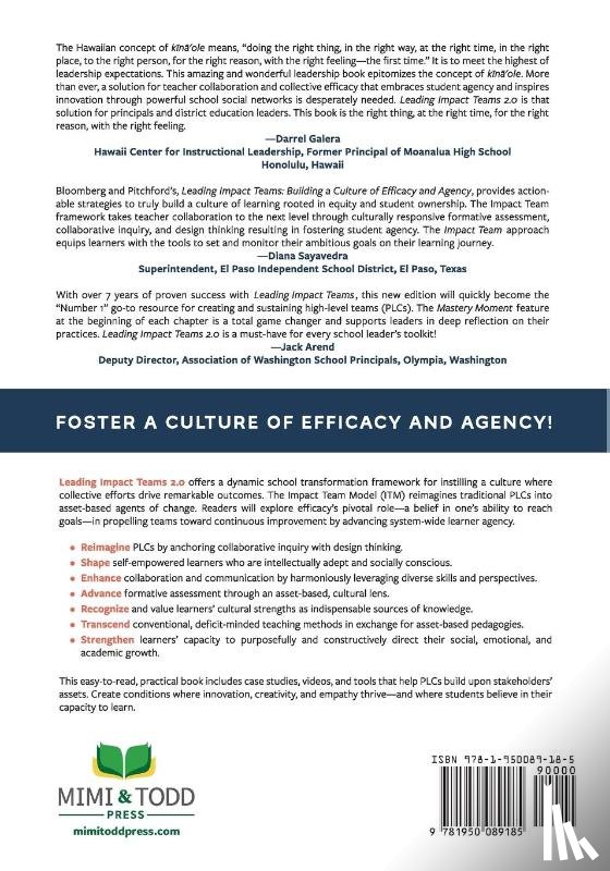 Bloomberg, Paul, Pitchford, Barb - Leading Impact Teams