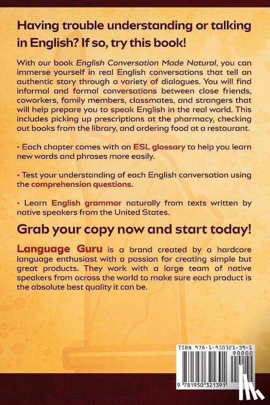 Guru, Language - English Conversation Made Natural