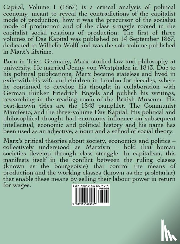 Marx, Karl, Endels, Frederich - Capital