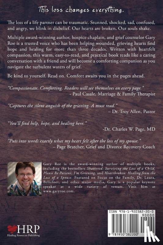 Roe, Gary - Comfort for the Grieving Spouse's Heart