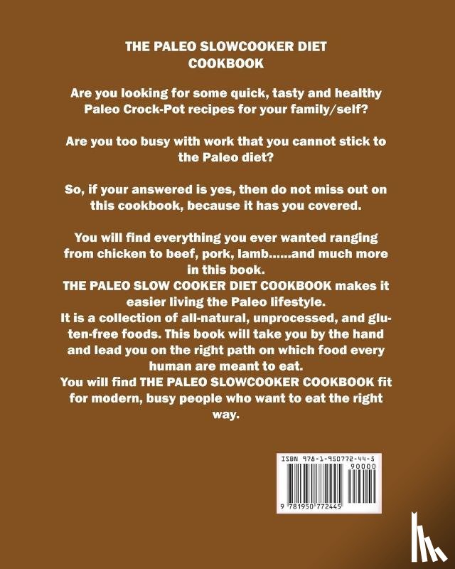Carter, Mary - The Paleo Slowcooker Diet Cookbook