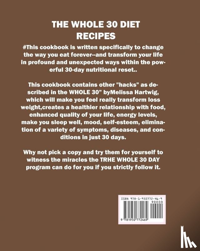Westwood, Tom - My Whole 30 Diet Recipes