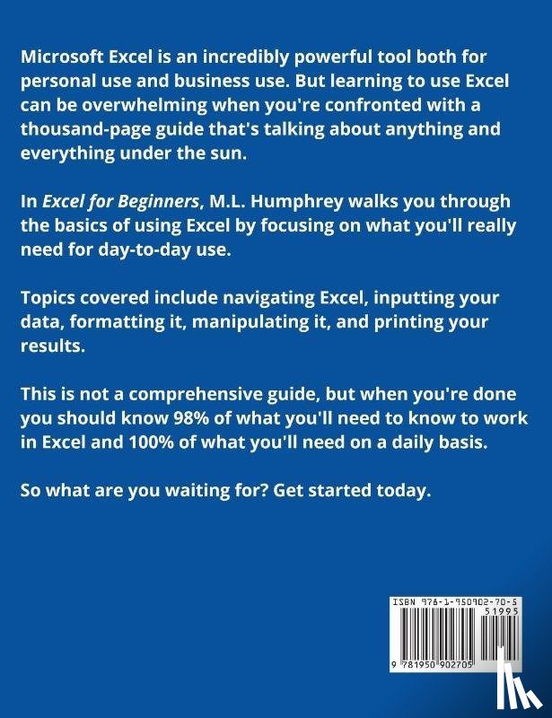 Humphrey, M L - Excel for Beginners