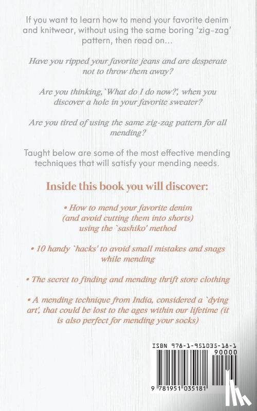 Harper, Gina - Visible Mending for Beginners