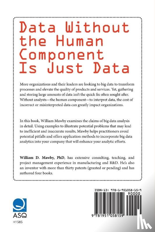 Mawby, William D - Navigating Big Data Analytics