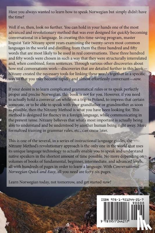 Nitzany, Yatir - Conversational Norwegian Quick and Easy